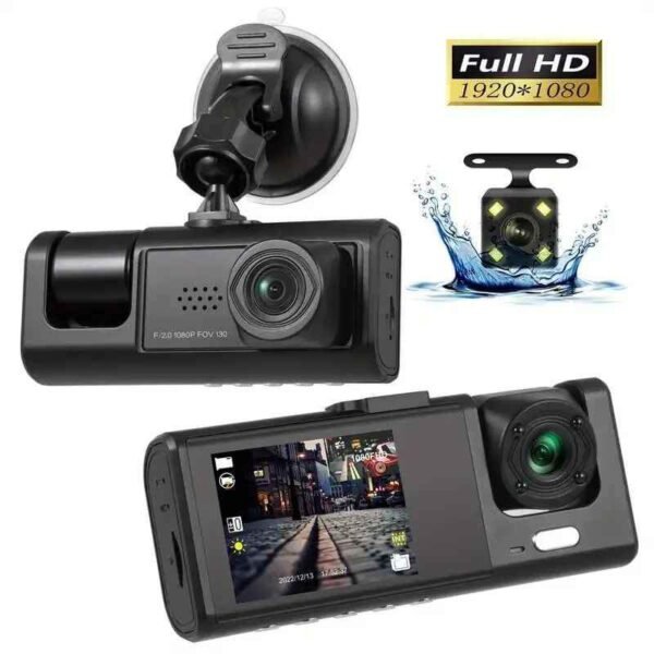 The Ultimate Traffic Recorder Dash Cam with 3 Cameras for Your Car