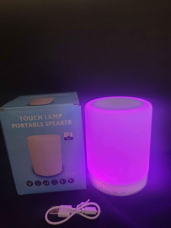 Changing Colors Lamp with Built-In Speaker