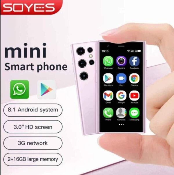 Introducing the New Mini Phone Android in Pink